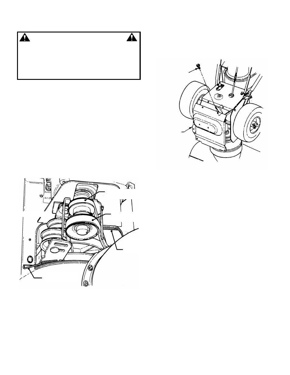 Warning | Snapper 9265 User Manual | Page 15 / 24