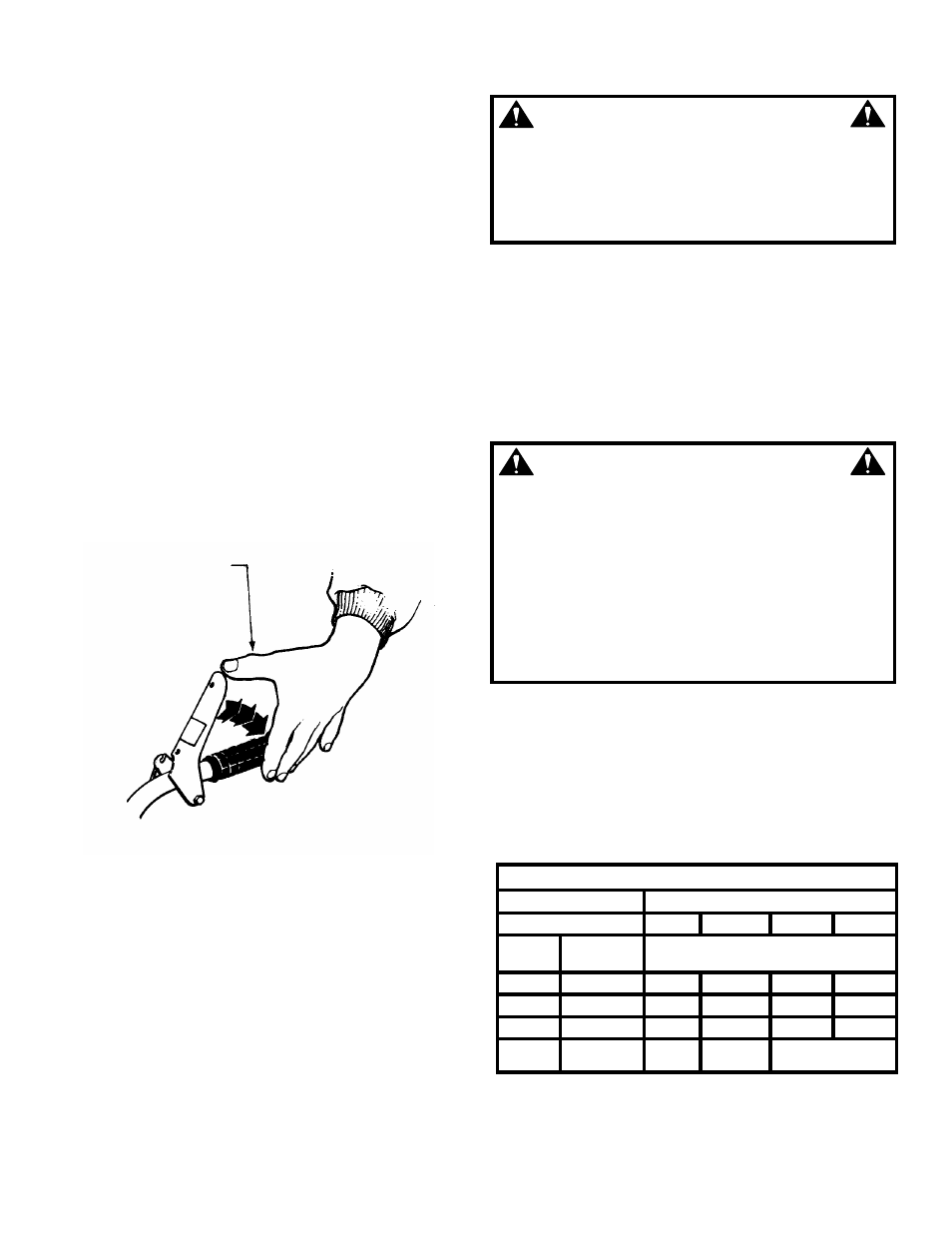 Warning, A.w.g | Snapper 9265 User Manual | Page 6 / 24