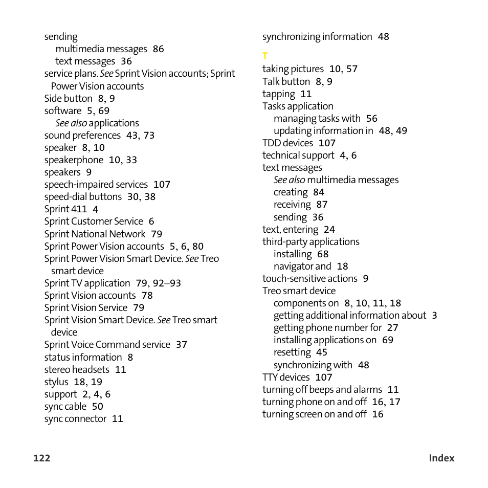 Sprint Nextel 755P User Manual | Page 128 / 130