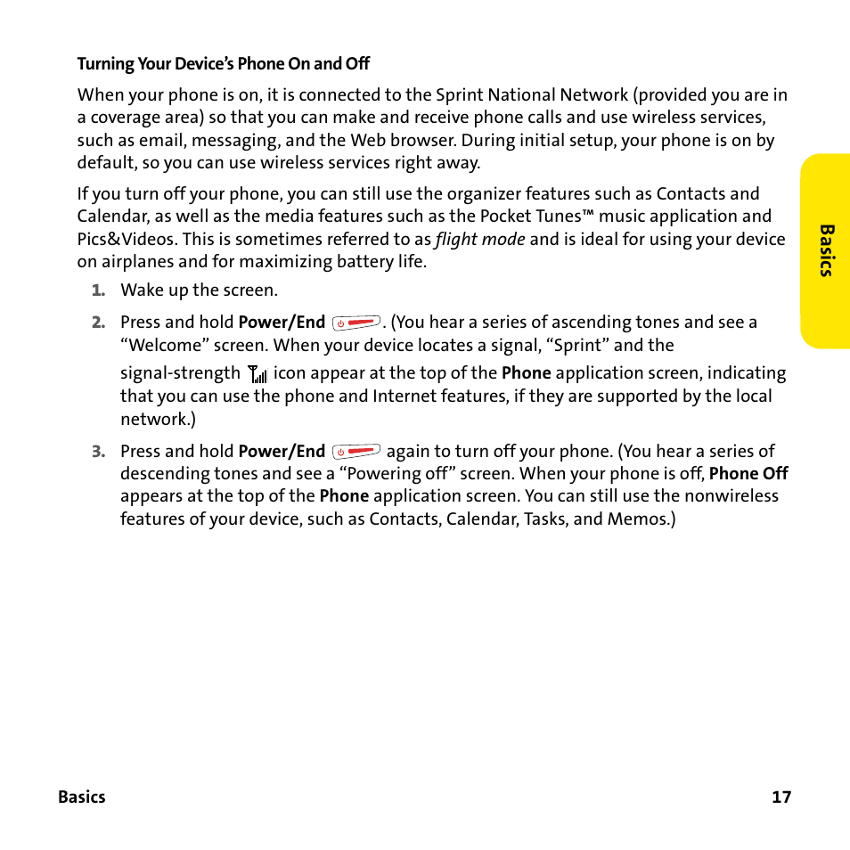 Sprint Nextel 755P User Manual | Page 23 / 130