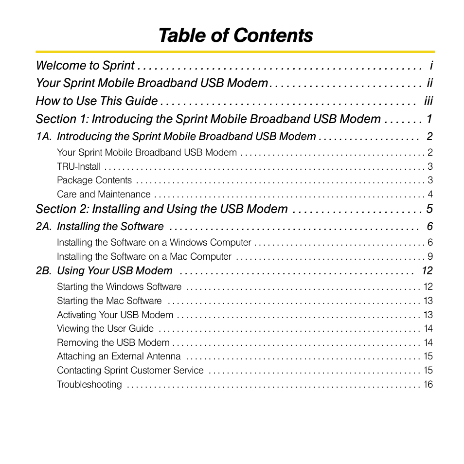 Sprint Nextel Compass 597 User Manual | Page 3 / 44