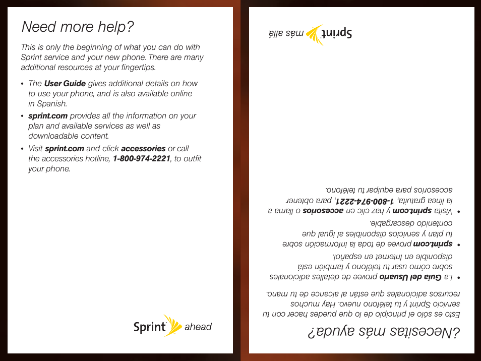 Need more help? ¿necesitas más ayuda | Sprint Nextel M320 User Manual | Page 7 / 13