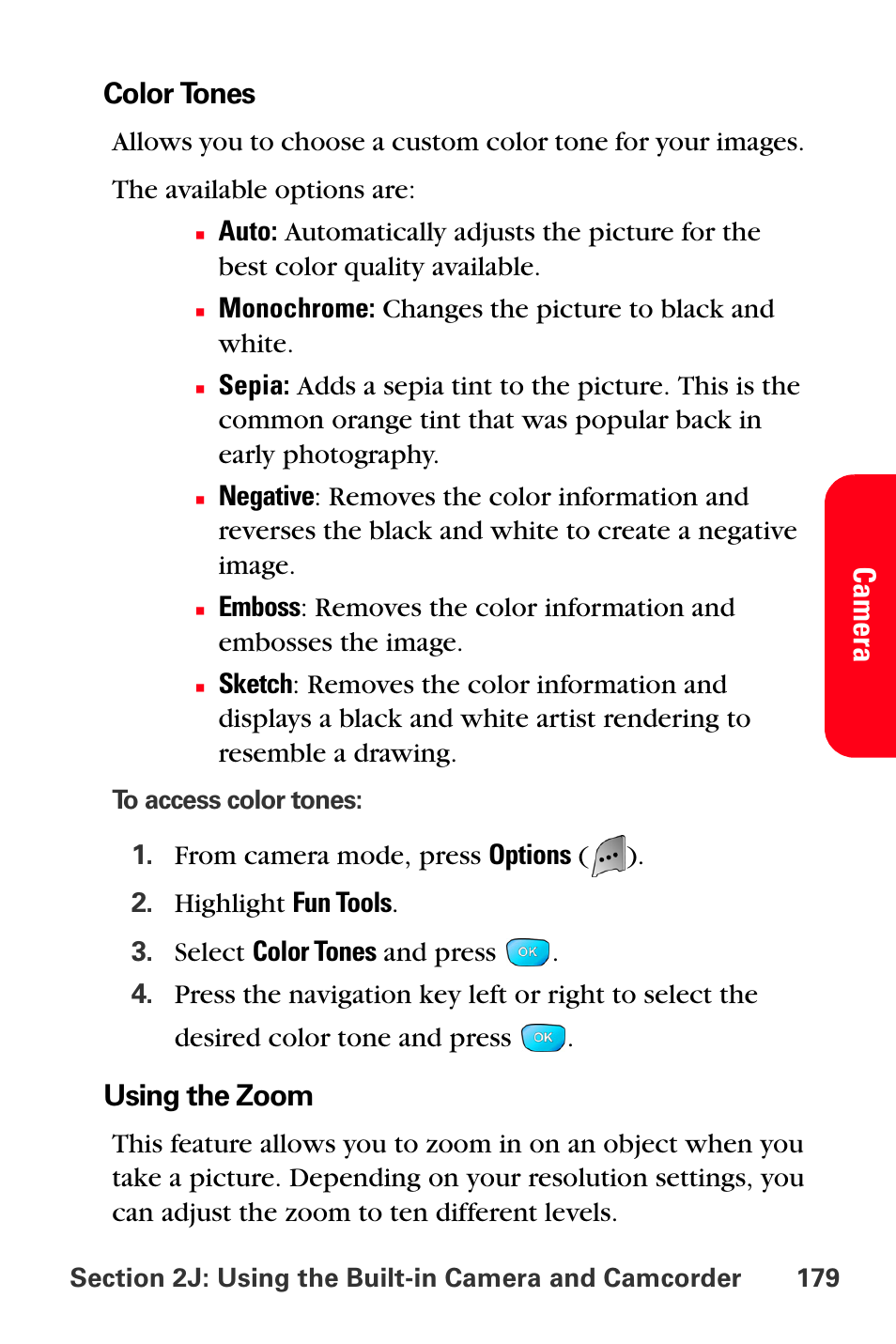 Camer a | Sprint Nextel MM-A800 User Manual | Page 193 / 318