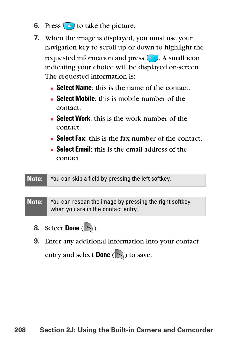 Sprint Nextel MM-A800 User Manual | Page 222 / 318