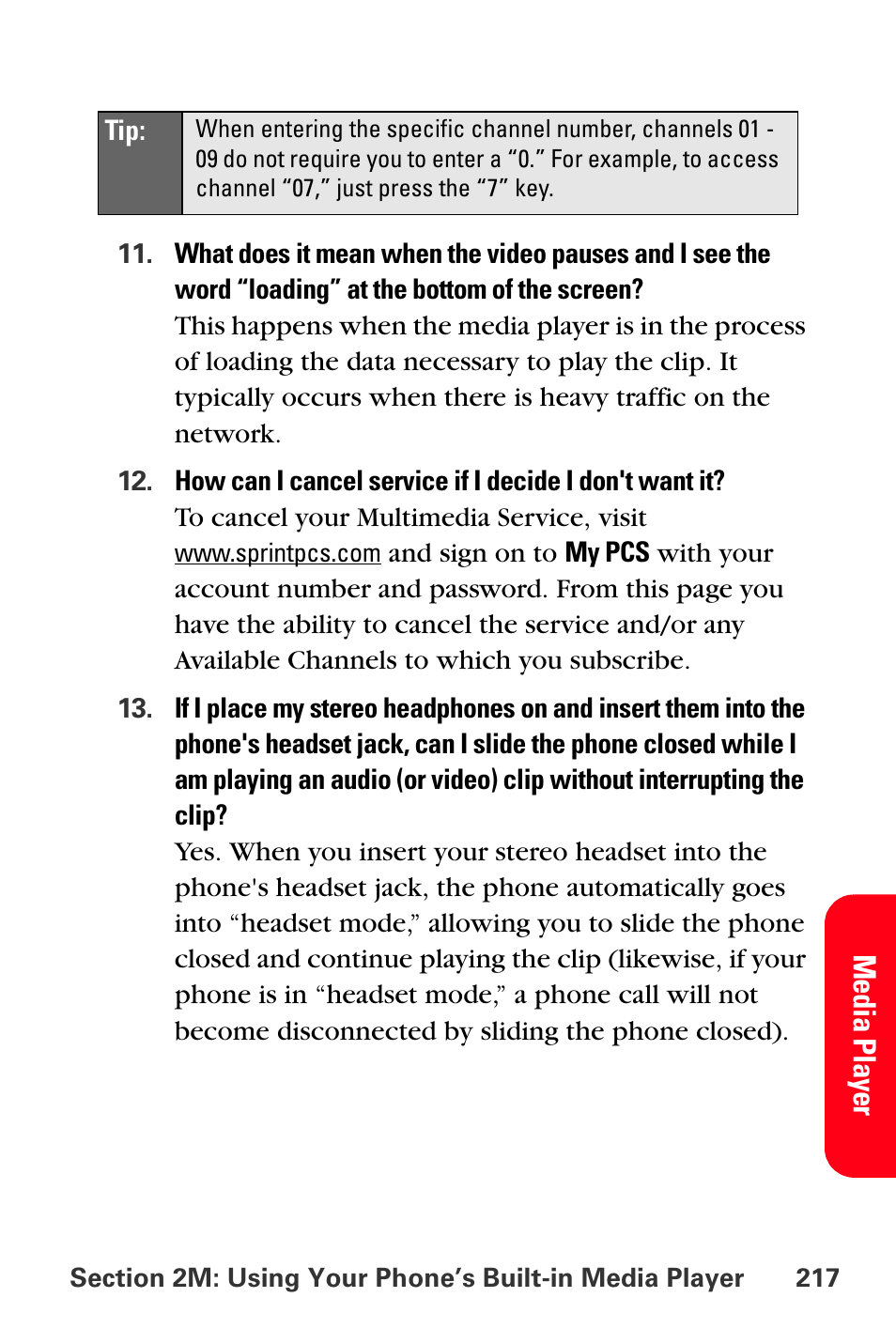 Sprint Nextel MM-A800 User Manual | Page 231 / 318