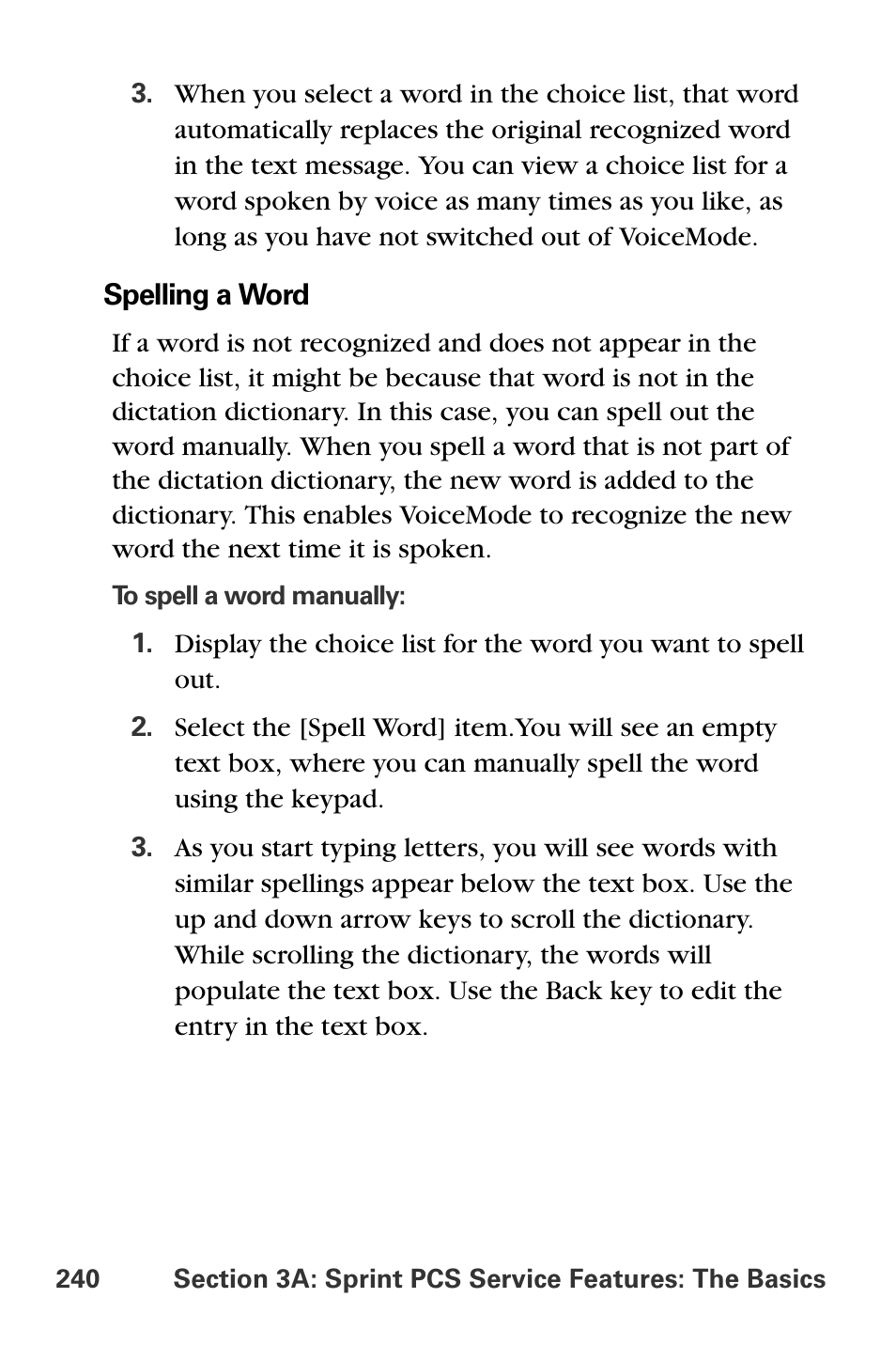 Sprint Nextel MM-A800 User Manual | Page 254 / 318