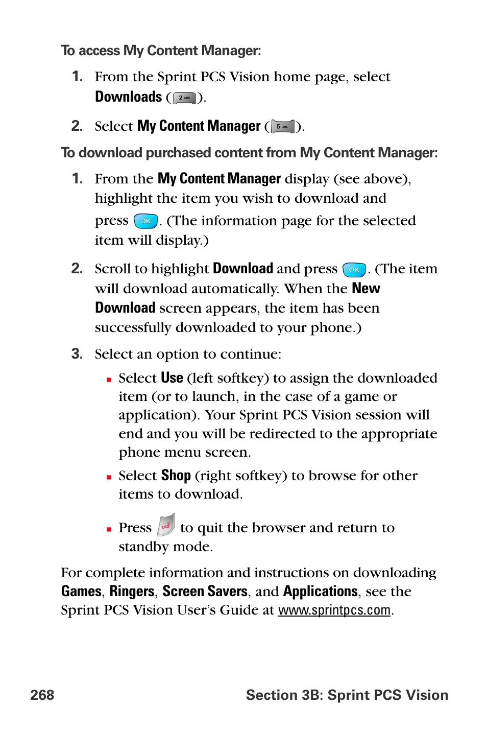 Sprint Nextel MM-A800 User Manual | Page 282 / 318