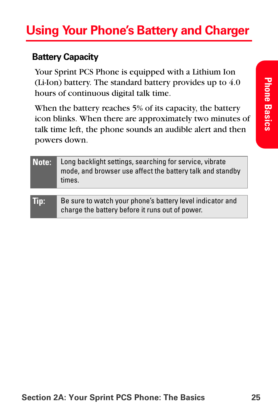 Using your phone’s battery and charger | Sprint Nextel MM-A800 User Manual | Page 39 / 318