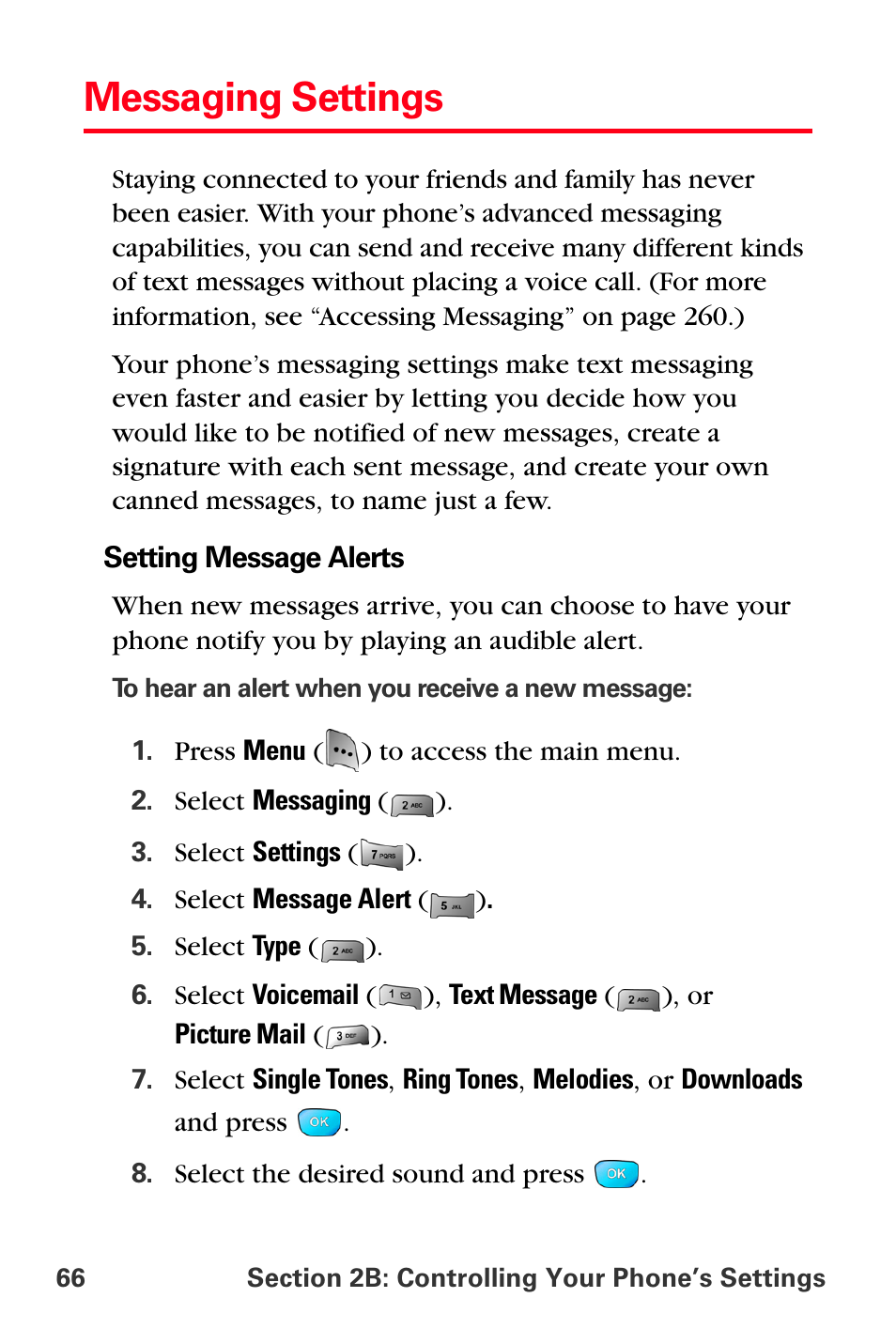 Messaging settings | Sprint Nextel MM-A800 User Manual | Page 80 / 318