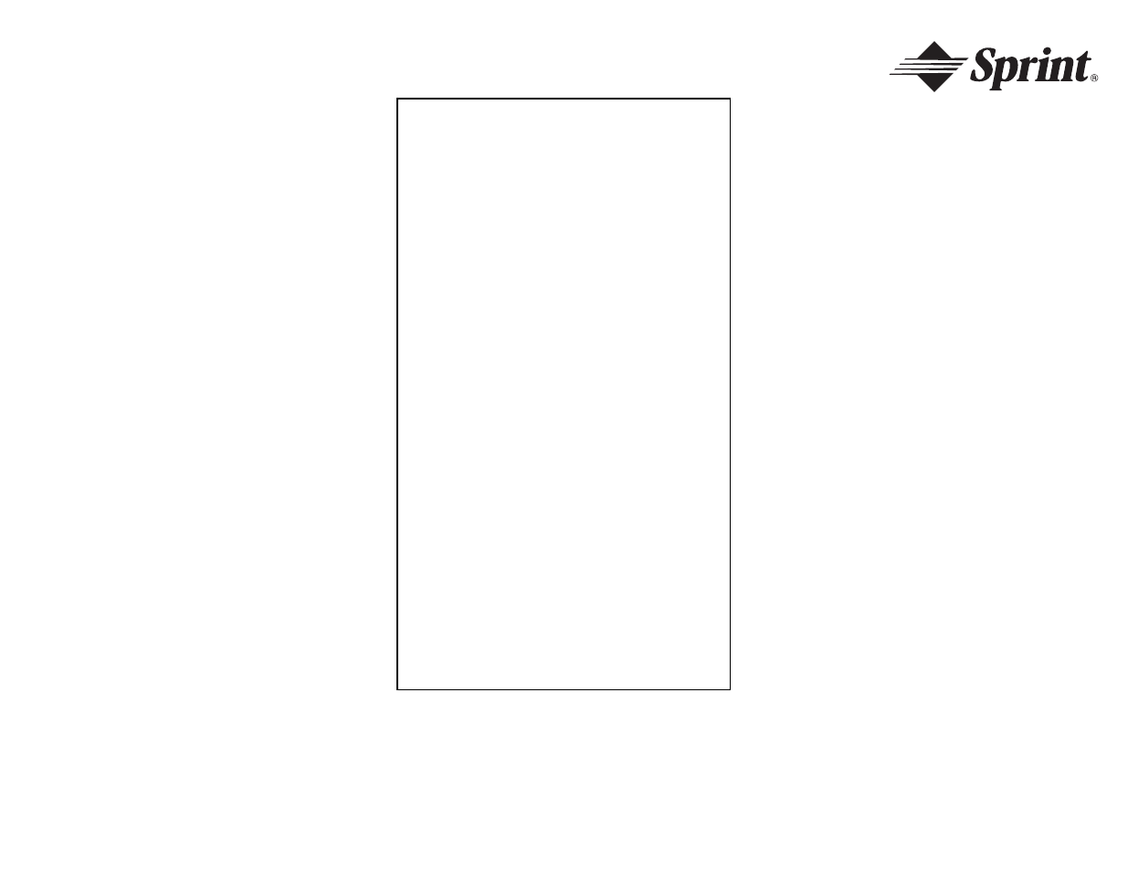 Sprint Nextel SP-603 User Manual | 2 pages