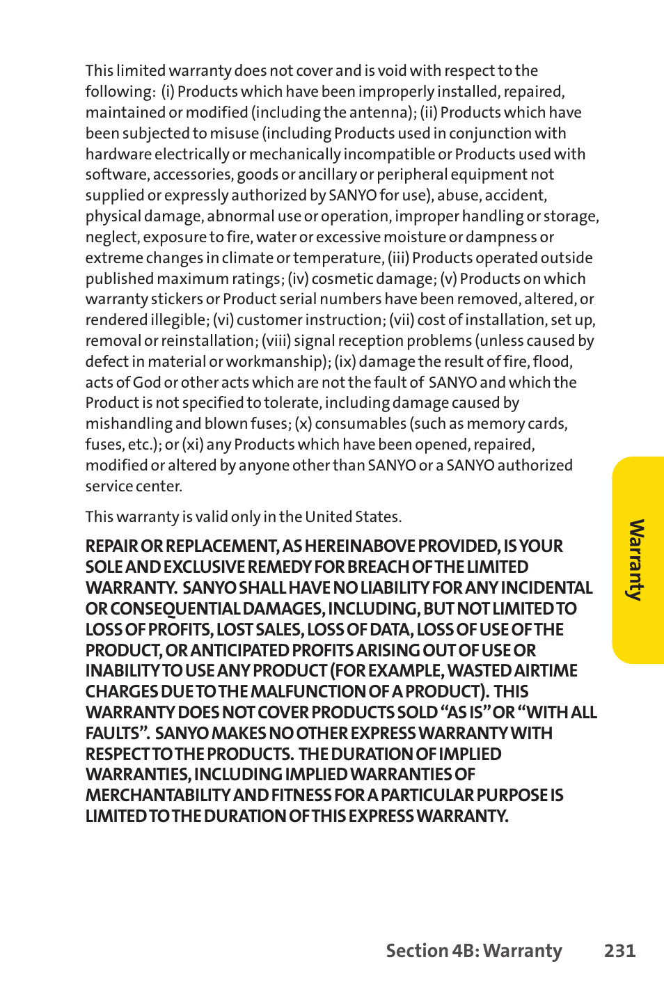 Sprint Nextel SPRINT PCSVISION SCP-7000 User Manual | Page 247 / 254