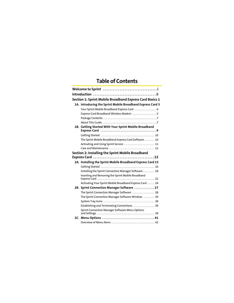 Sprint Nextel MERLIN EX720 User Manual | Page 3 / 135