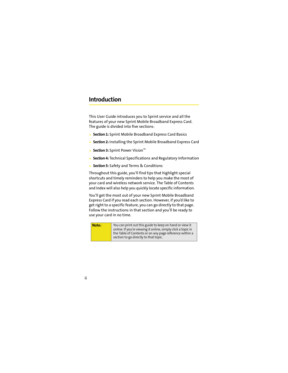 Introduction | Sprint Nextel MERLIN EX720 User Manual | Page 6 / 135