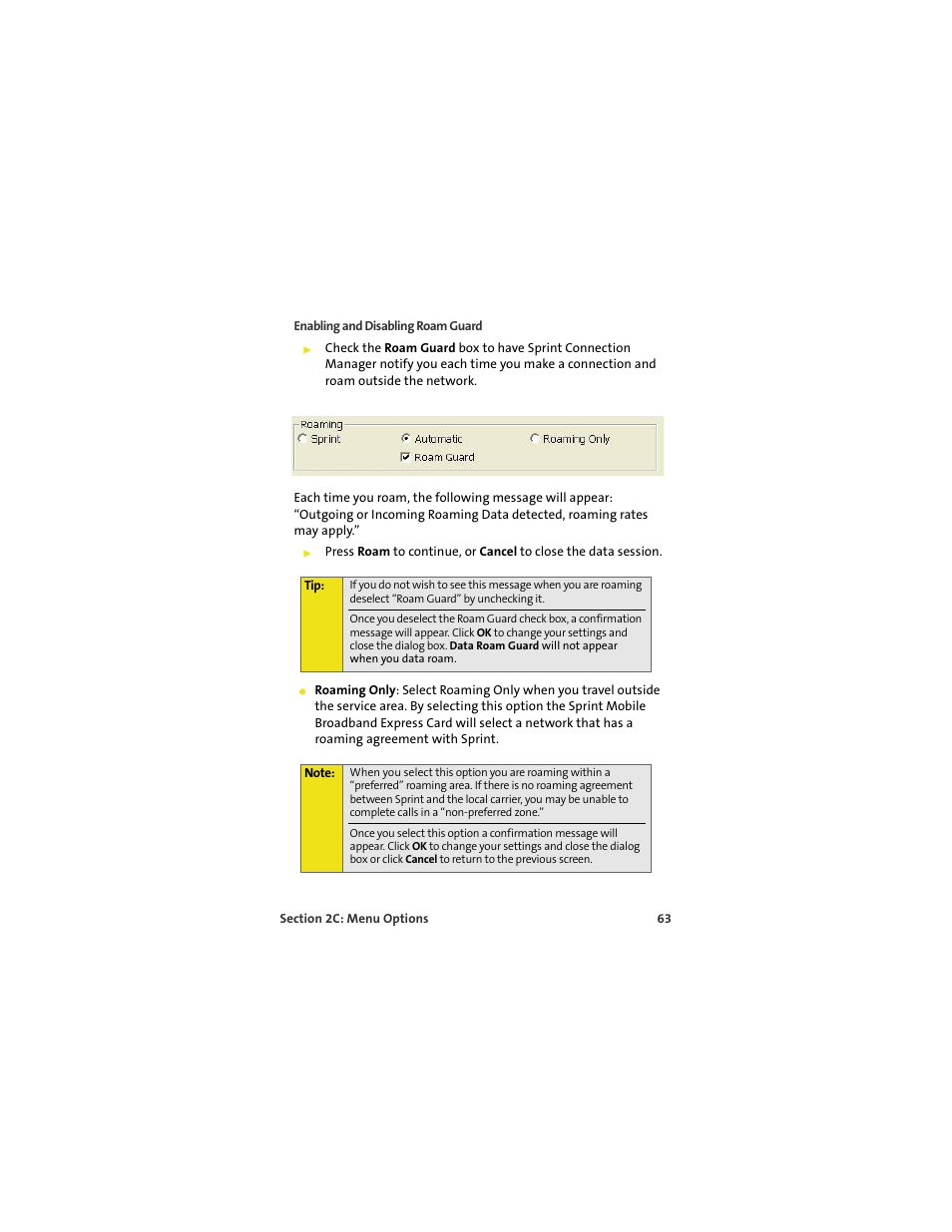 Sprint Nextel MERLIN EX720 User Manual | Page 69 / 135