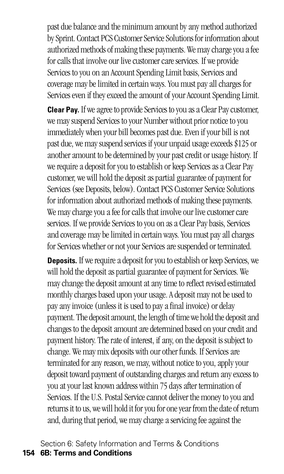 Sprint Nextel 550 User Manual | Page 160 / 175