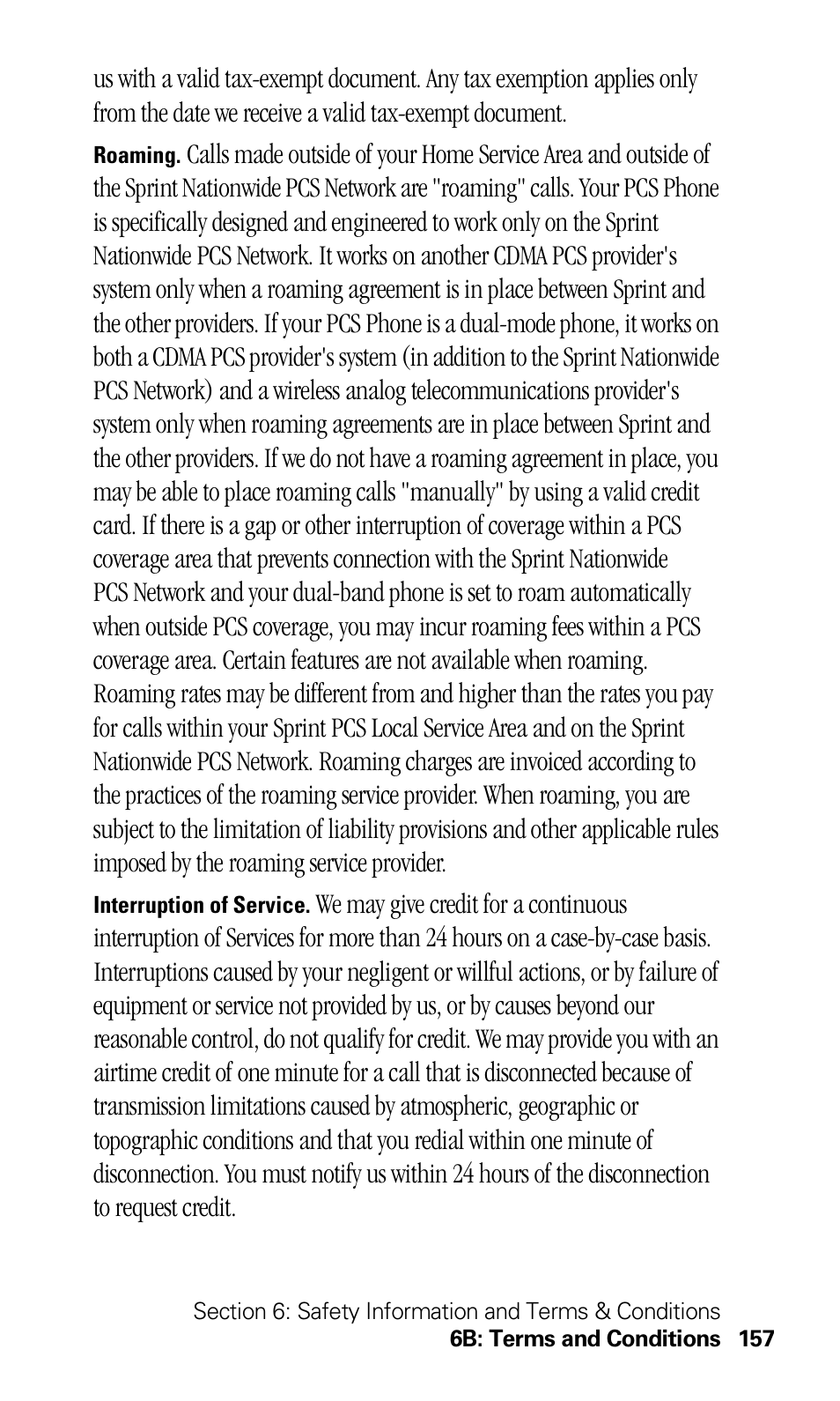 Sprint Nextel 550 User Manual | Page 163 / 175