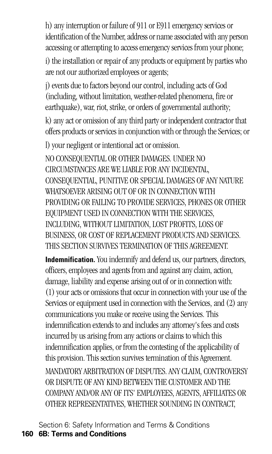 Sprint Nextel 550 User Manual | Page 166 / 175