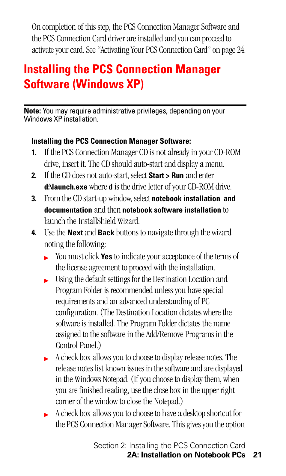 If the cd does not auto-start, select, And enter, Where | Is the drive letter of your cd-rom drive, And then, Use the, You must click | Sprint Nextel 550 User Manual | Page 27 / 175