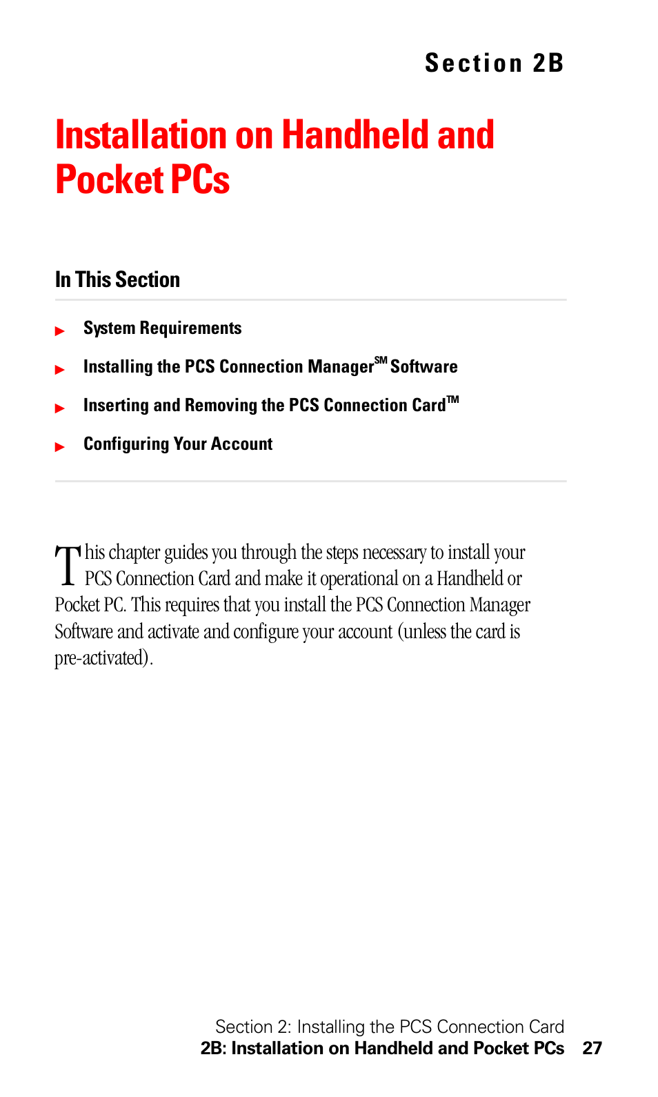 Installation on handheld and pocket pcs, 2b. installation on handheld and pocket pcs | Sprint Nextel 550 User Manual | Page 33 / 175