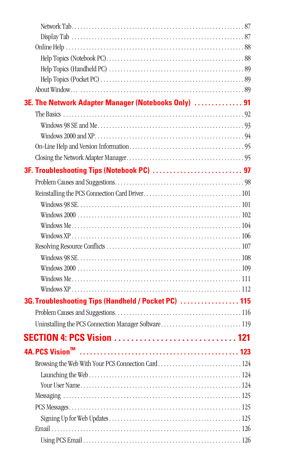 Sprint Nextel 550 User Manual | Page 5 / 175