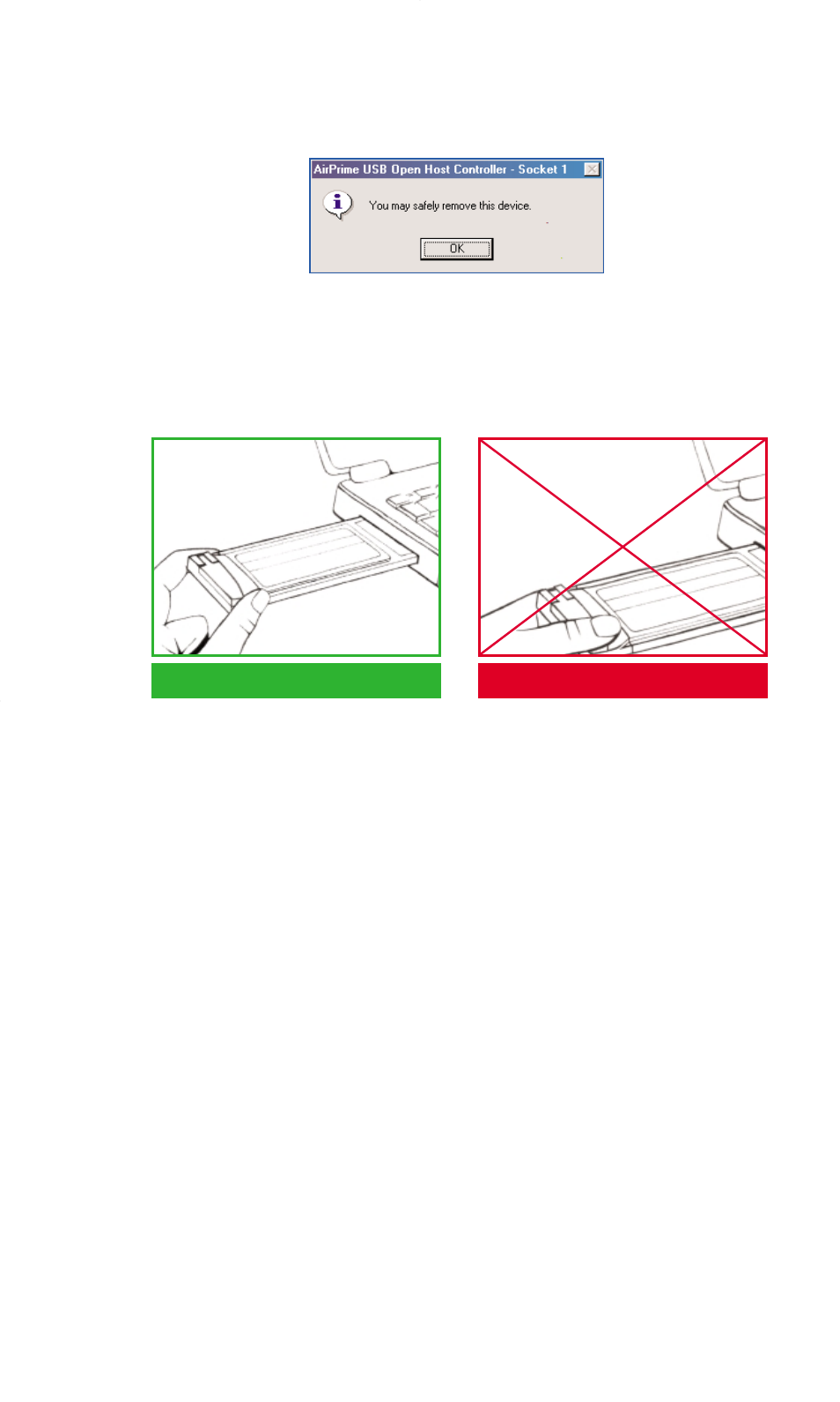 Click, Incorrect, Correct | Sprint Nextel PC3200 User Manual | Page 36 / 101