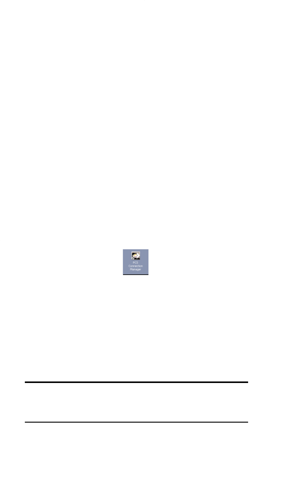 The pcs connection manager, Starting the pcs connection manager software, Initiate data calls | View call statistics and web messages, Doubling clicking the, Icon, located on your desktop. – or, Selecting | Sprint Nextel PC3200 User Manual | Page 39 / 101