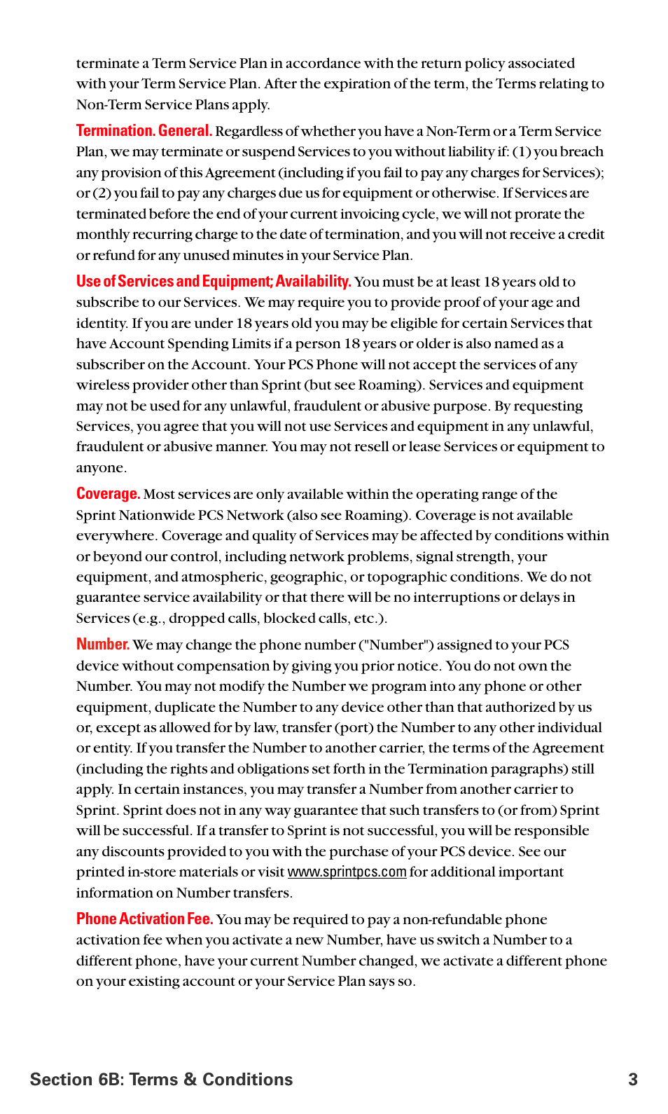 Sprint Nextel PC3200 User Manual | Page 86 / 101