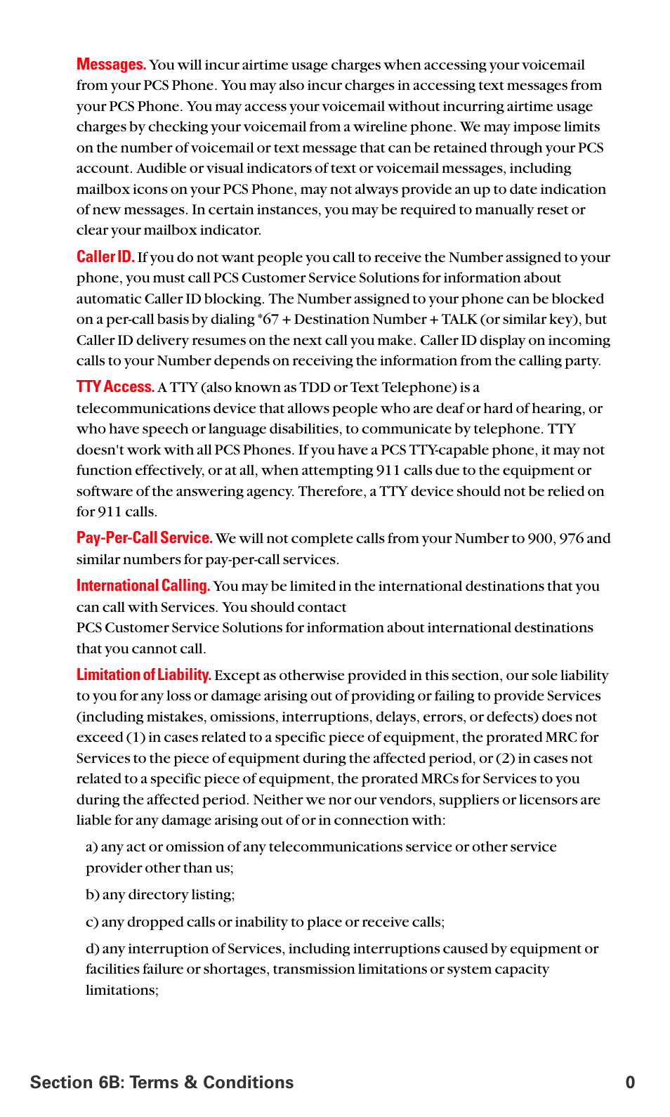 Sprint Nextel PC3200 User Manual | Page 93 / 101