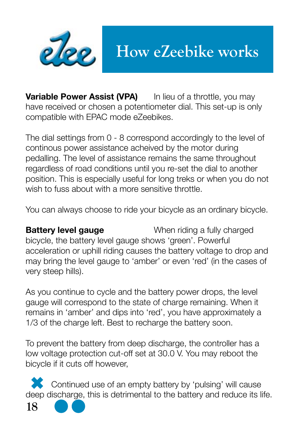 How ezeebike works | Sprint Nextel eZee Bike User Manual | Page 18 / 26