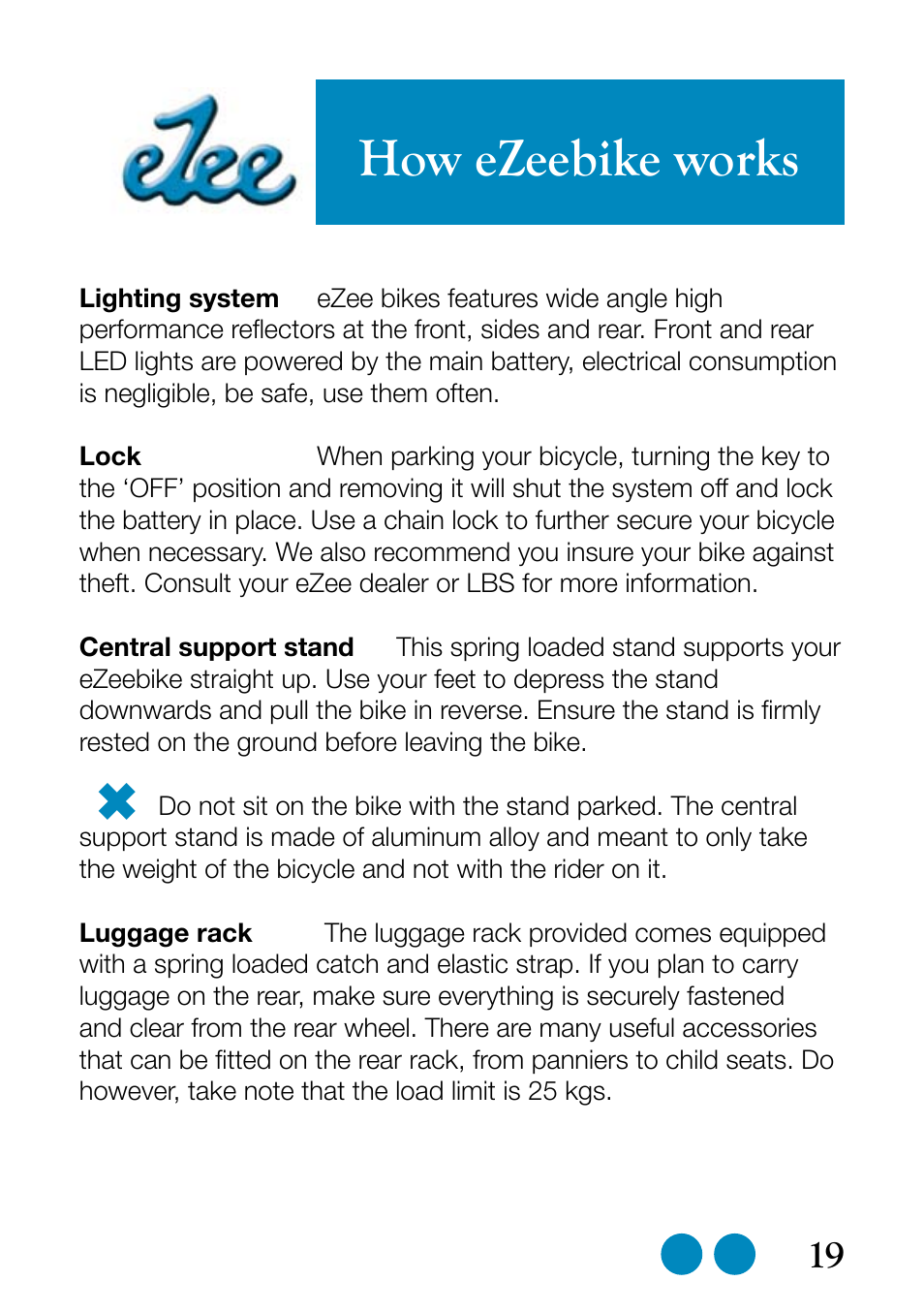 How ezeebike works | Sprint Nextel eZee Bike User Manual | Page 19 / 26