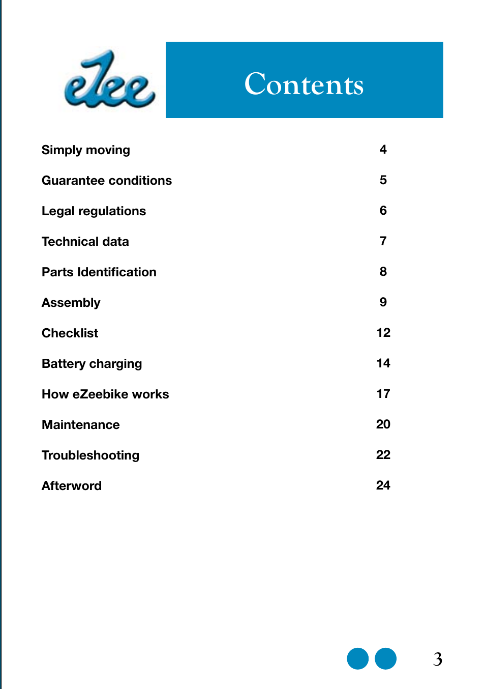 Sprint Nextel eZee Bike User Manual | Page 3 / 26