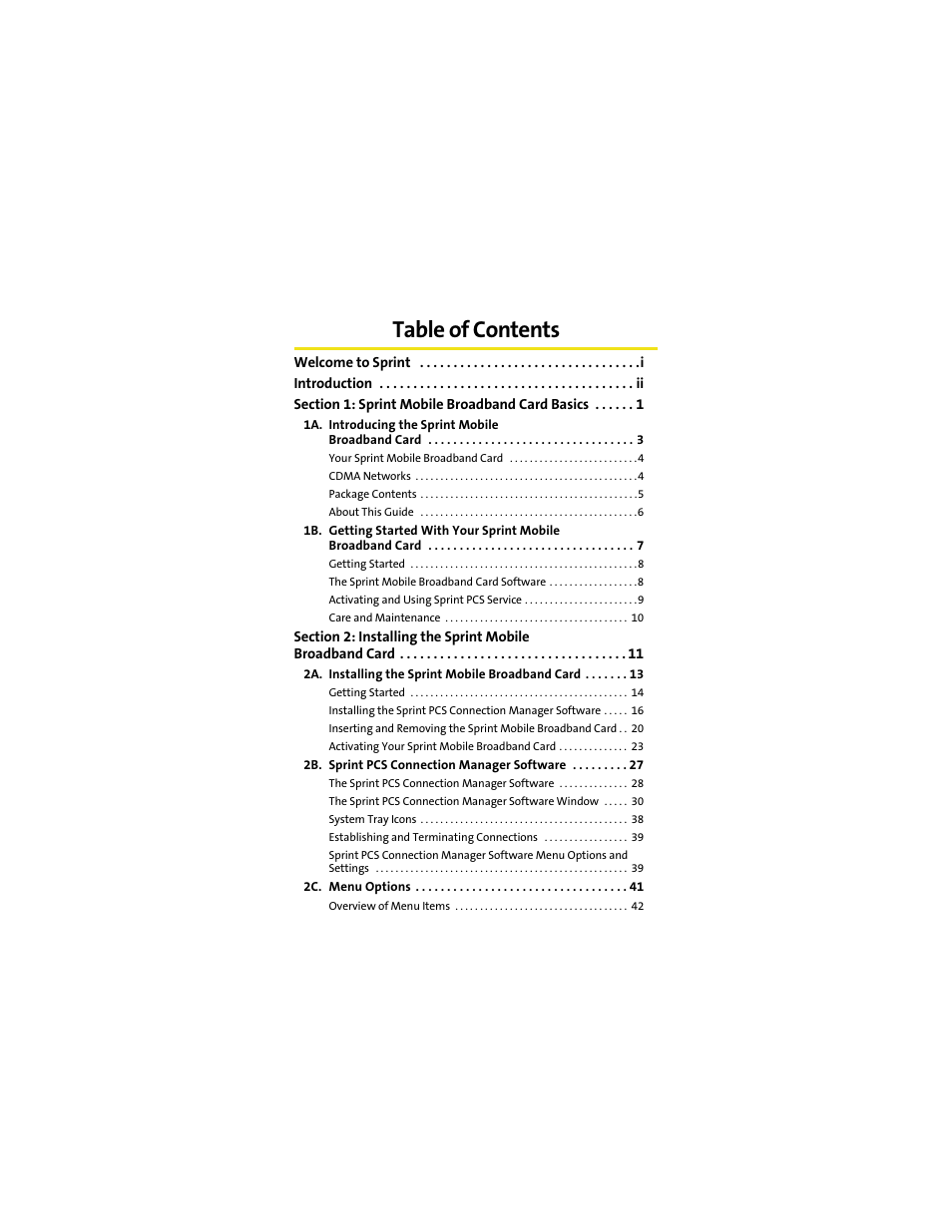 Sprint Nextel S720 User Manual | Page 3 / 119