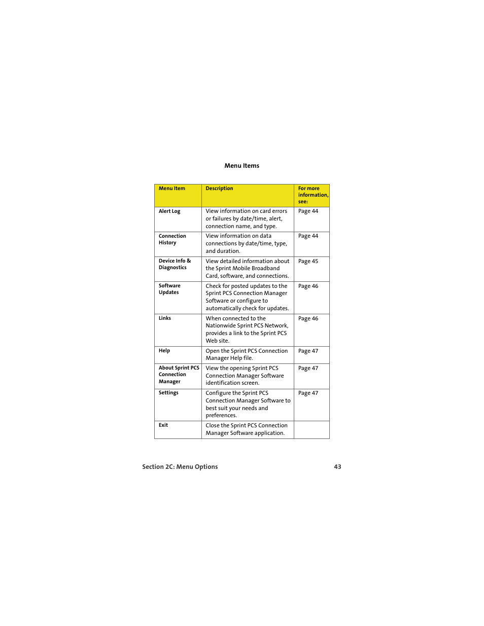 Sprint Nextel S720 User Manual | Page 49 / 119