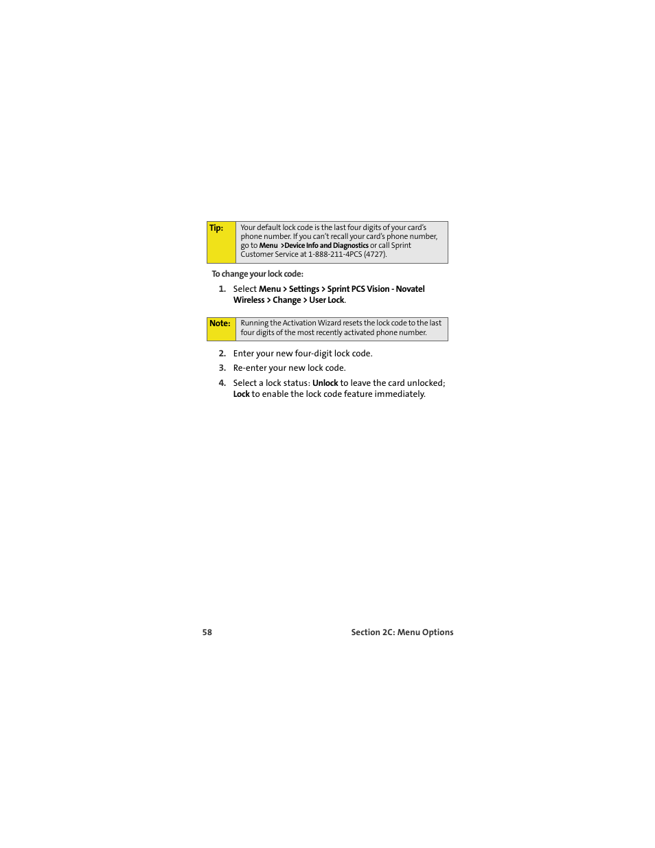 Sprint Nextel S720 User Manual | Page 64 / 119