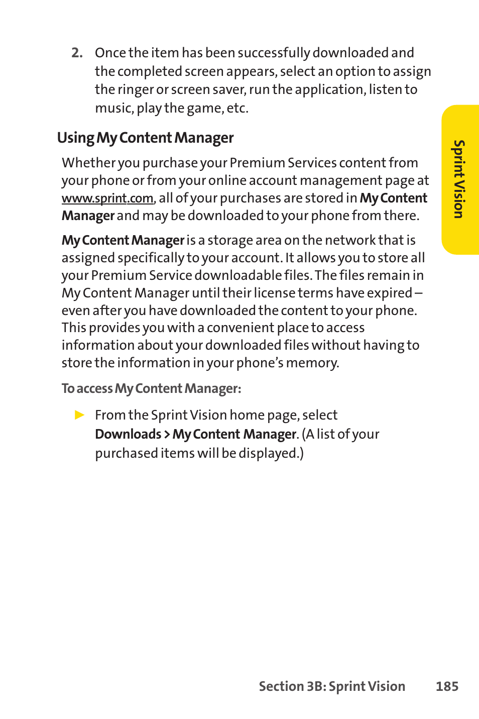 Sprint Nextel SprintVision Katana 2 User Manual | Page 201 / 236