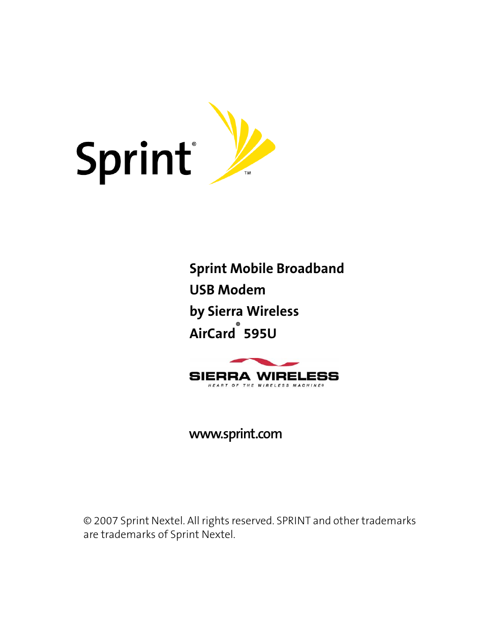 Sprint Nextel 595U User Manual | 178 pages