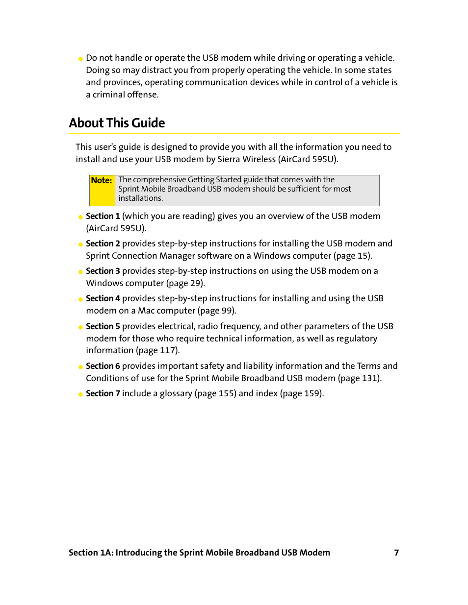 About this guide | Sprint Nextel 595U User Manual | Page 15 / 178