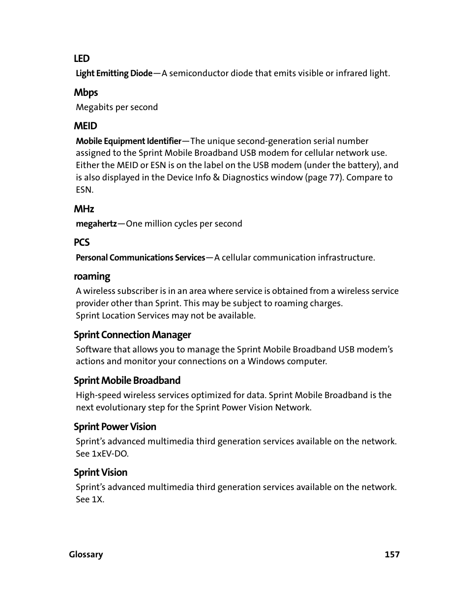 Sprint Nextel 595U User Manual | Page 165 / 178