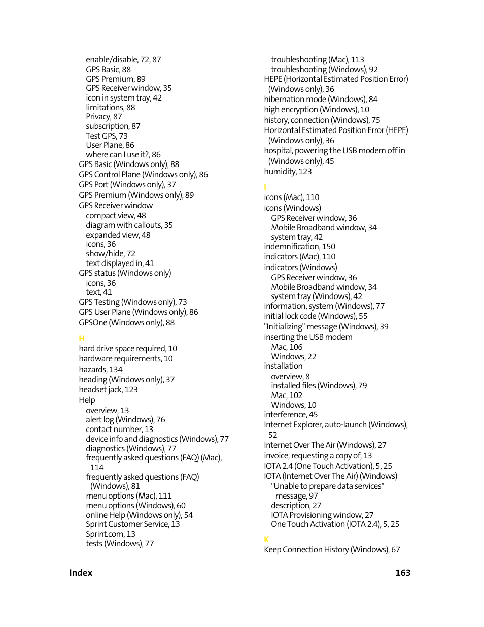 Sprint Nextel 595U User Manual | Page 171 / 178