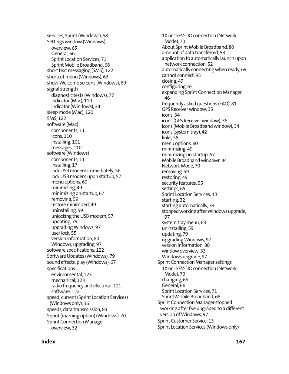 Sprint Nextel 595U User Manual | Page 175 / 178