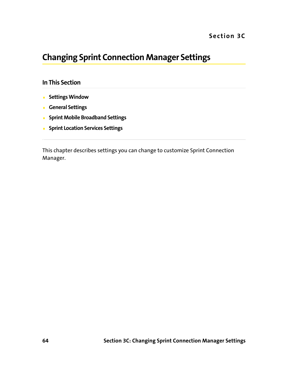 Changing sprintconnectionmanager settings, 3c. changing sprint connection manager settings, Changing sprint connection manager settings | Sprint Nextel 595U User Manual | Page 72 / 178