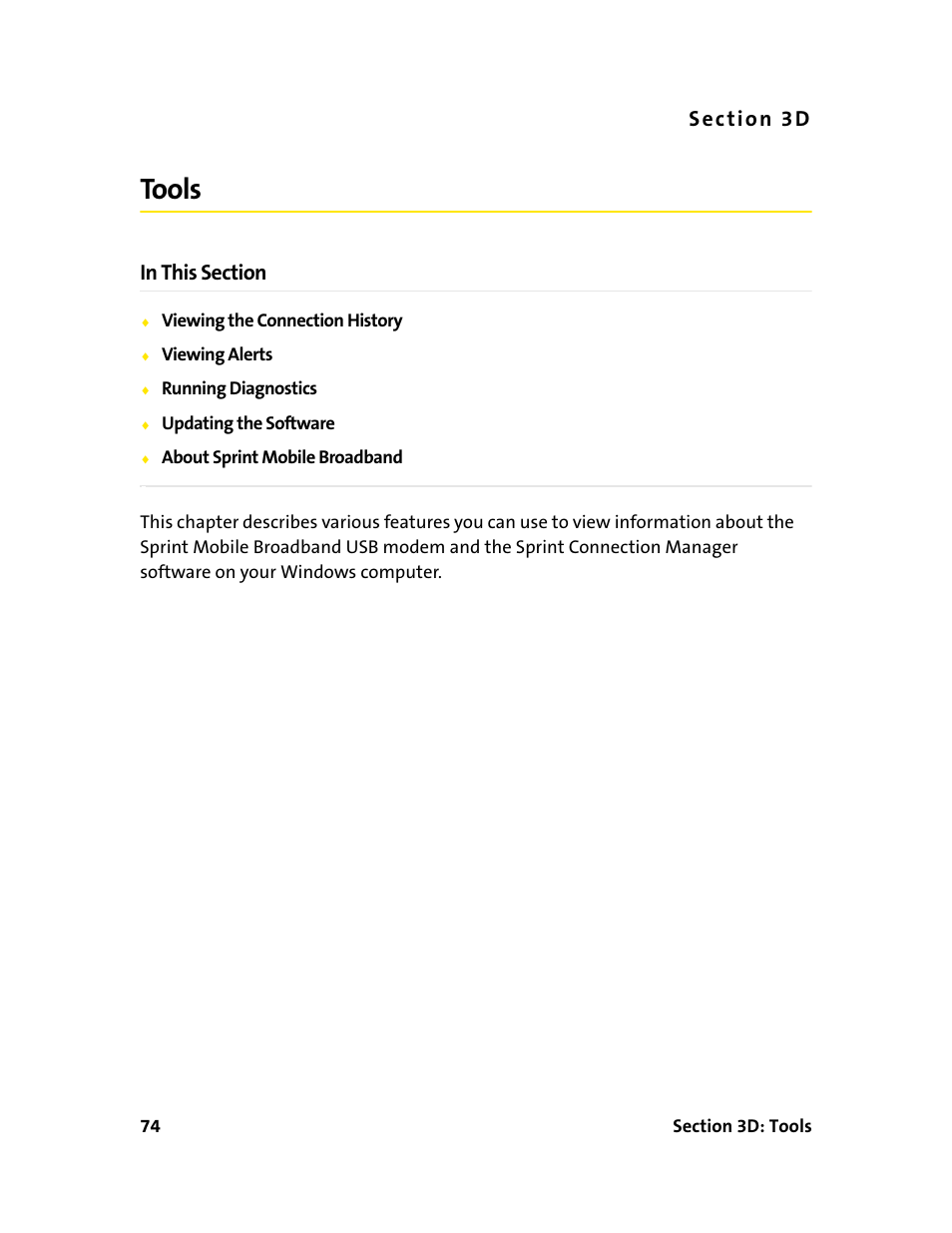 Tools, 3d. tools | Sprint Nextel 595U User Manual | Page 82 / 178