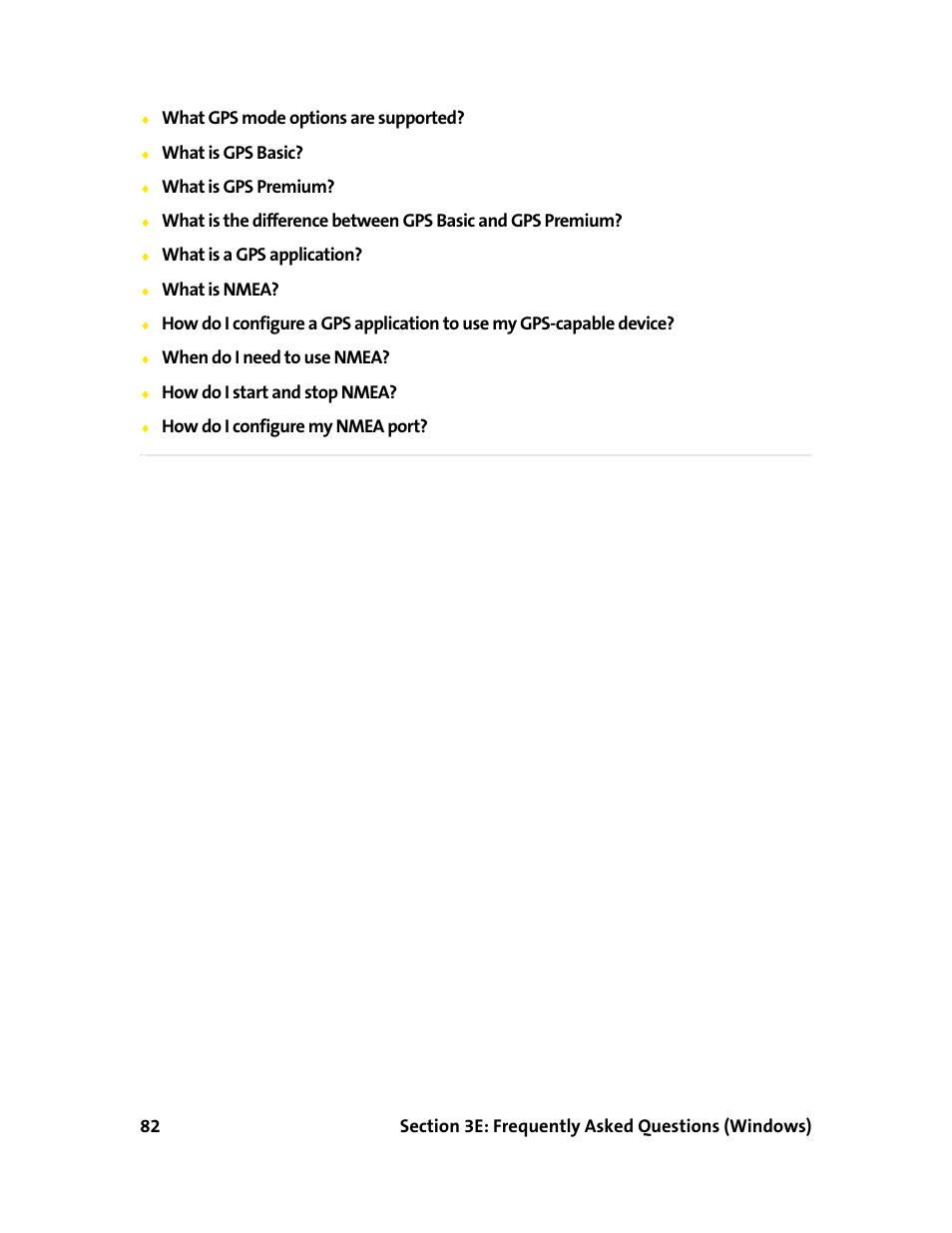 What gps mode options are supported, What is gps basic, What is gps premium | What is a gps application, What is nmea, When do i need to use nmea, How do i start and stop nmea, How do i configure my nmea port | Sprint Nextel 595U User Manual | Page 90 / 178