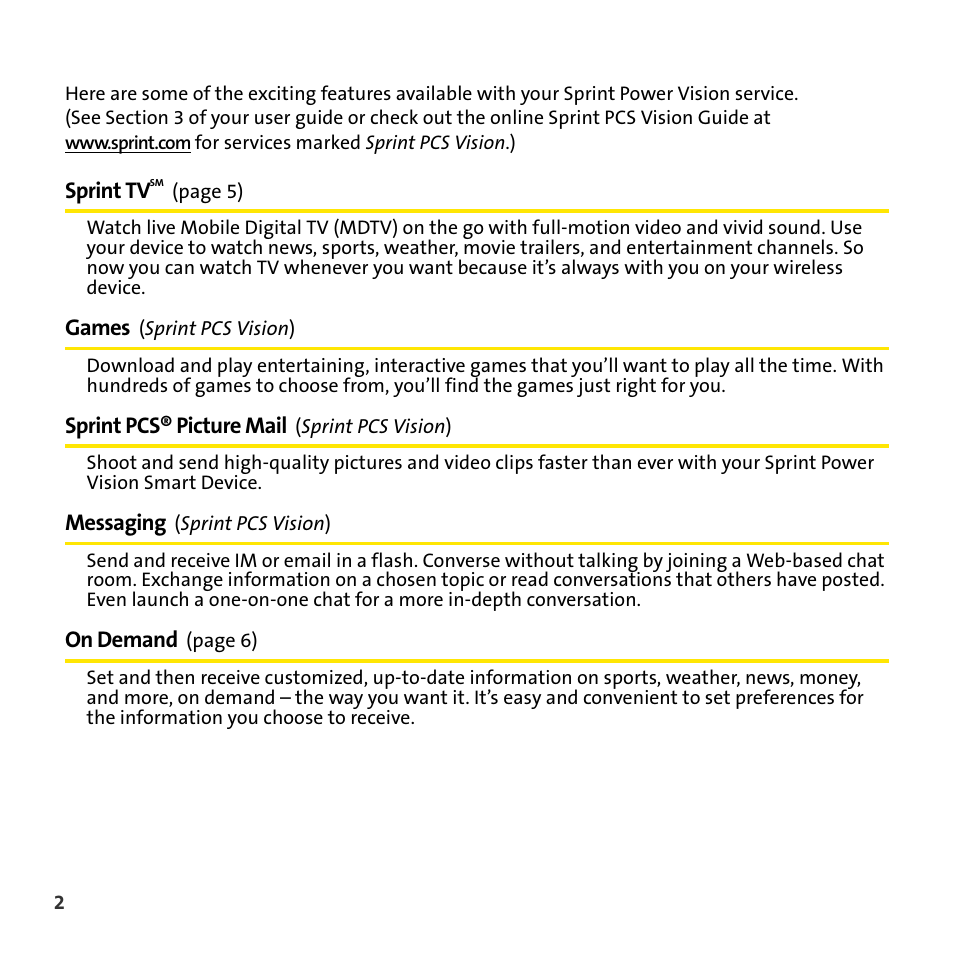 Sprint Nextel Play Multiplayer Games User Manual | Page 4 / 14