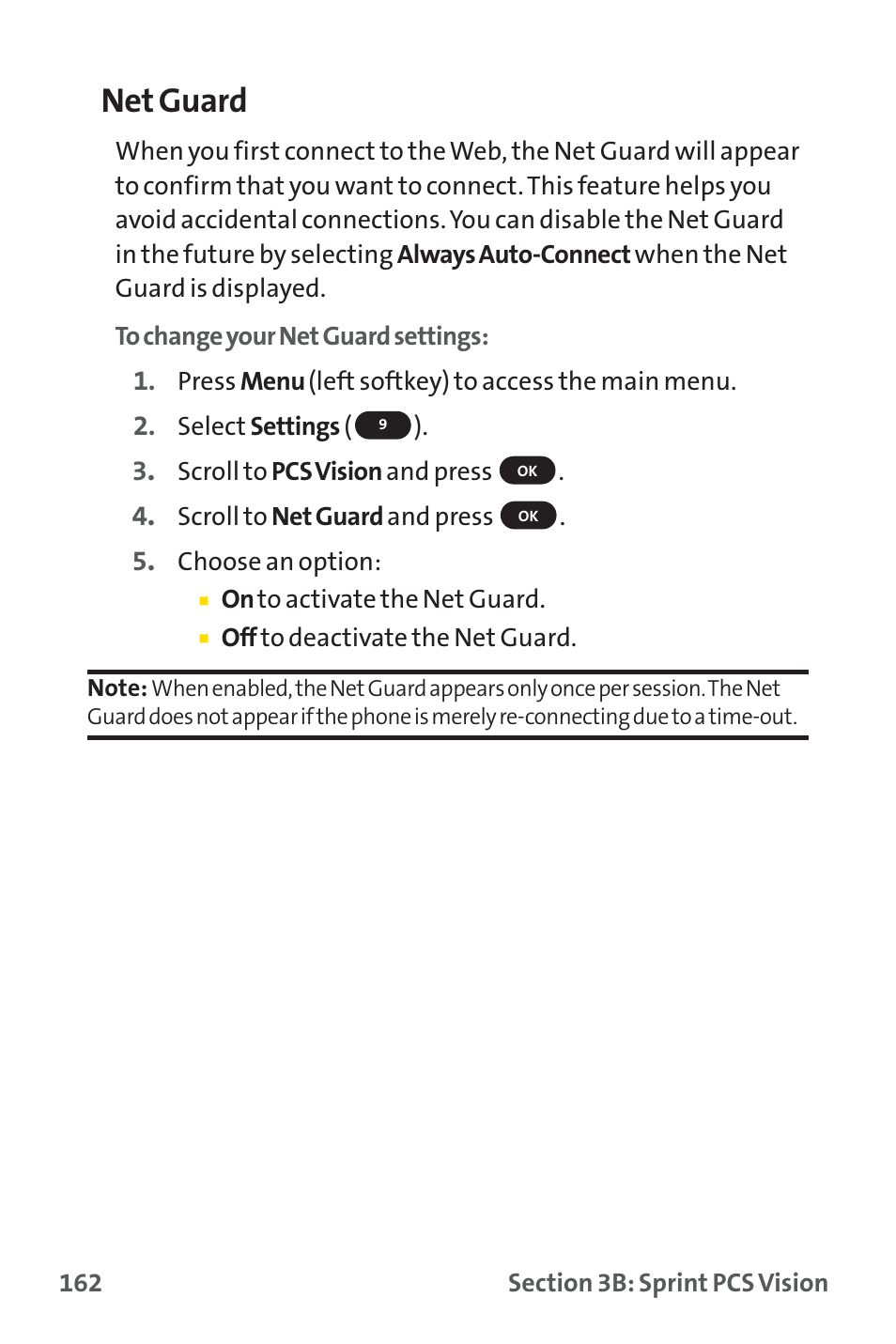 Net guard | Sprint Nextel PM-225 User Manual | Page 170 / 216