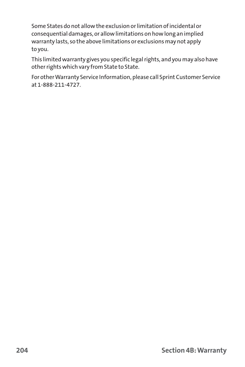 Sprint Nextel PM-225 User Manual | Page 212 / 216