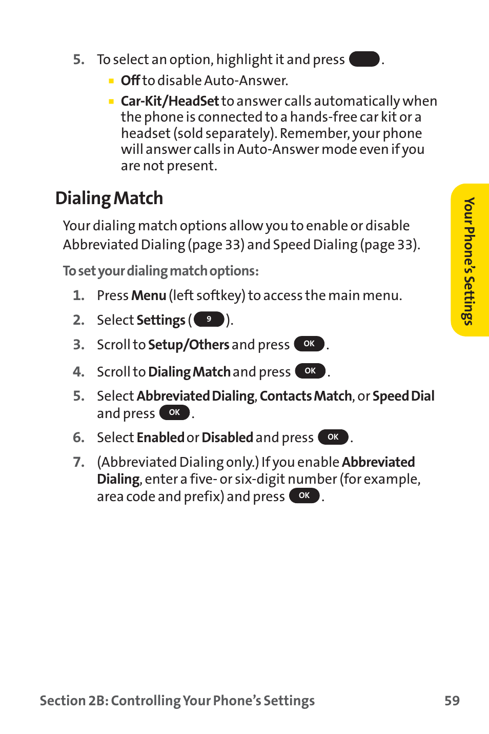 Dialing match | Sprint Nextel PM-225 User Manual | Page 67 / 216