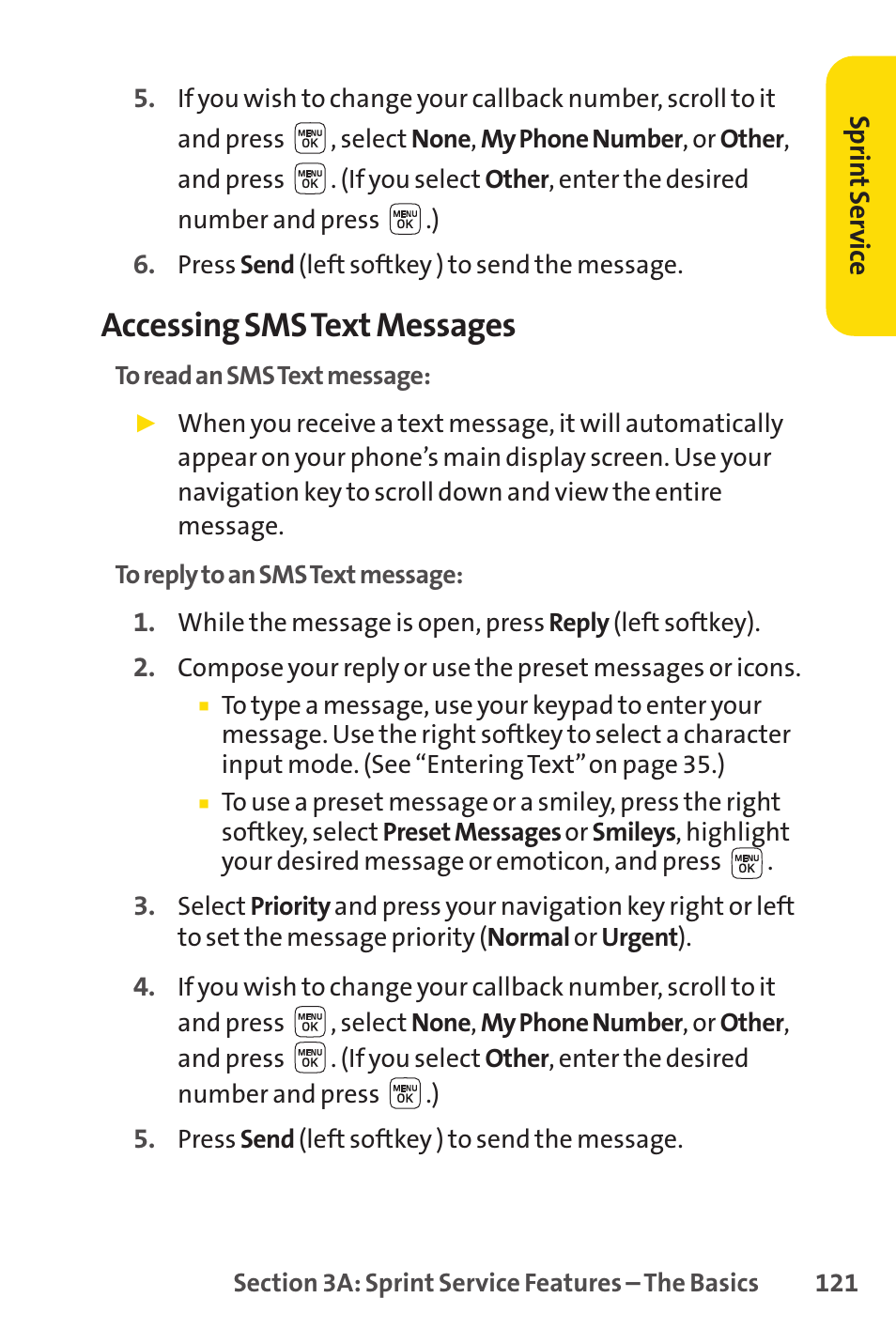 Accessing sms text messages | Sprint Nextel LX160 User Manual | Page 133 / 185