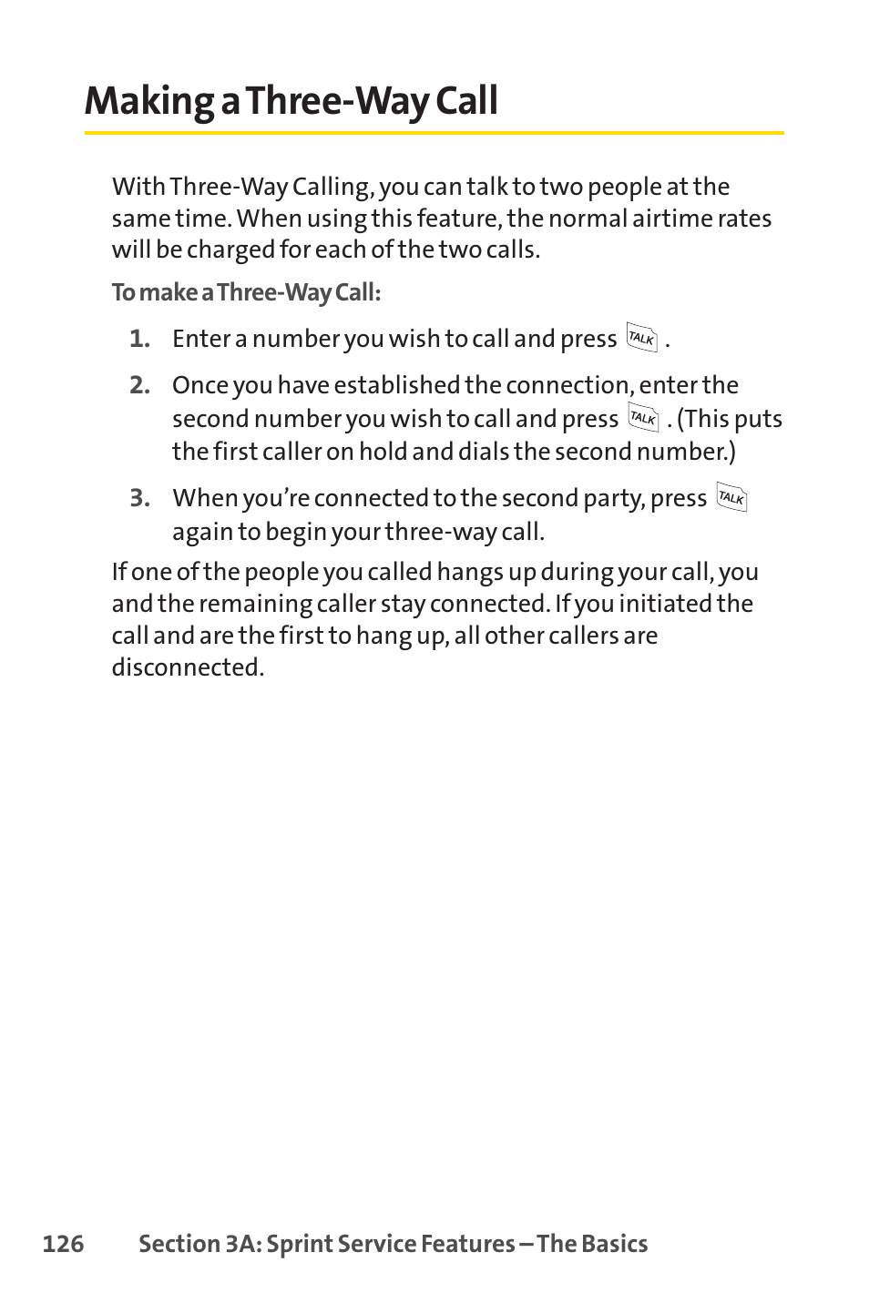 Making a three-way call | Sprint Nextel LX160 User Manual | Page 138 / 185