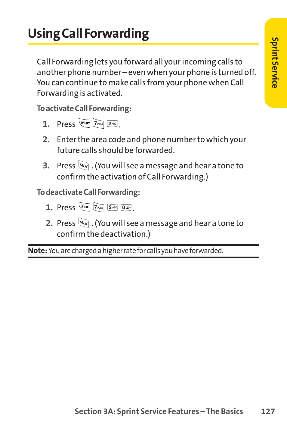 Using call forwarding | Sprint Nextel LX160 User Manual | Page 139 / 185